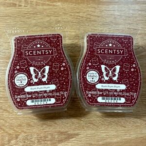 Scentsy Set of 2 Rum Pum Plum Fragrance Wax Bars New